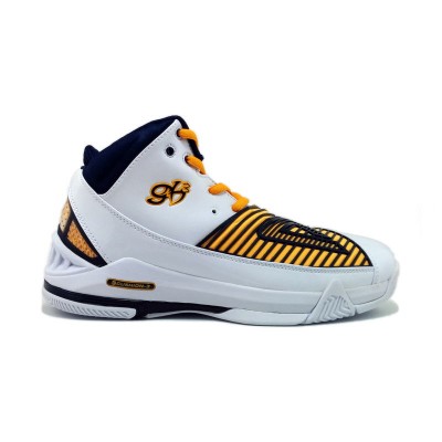 Zapatillas de Baloncesto Peak George Hill 3 BLANCO/AMARILLO/AZUL MARINO