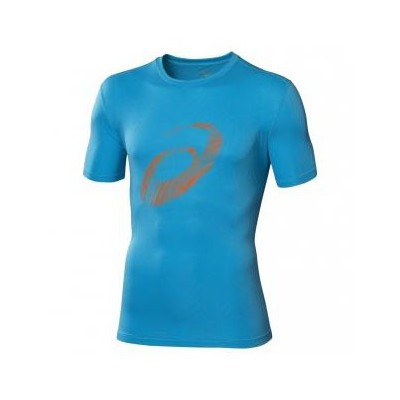 Camiseta Asics Graphic Top Atlantic Azul